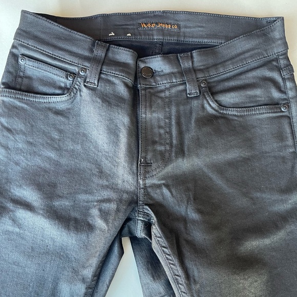 Nudie Jeans Tight Terry Painted Black 30x30 - Picture 7 of 10